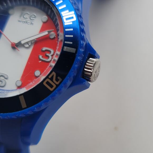 Vintage Watches Ice Watch Blue Silicone Mens Quartz Diver Dial main image 7